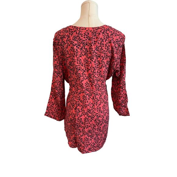 Motherhood Maternity Tunic Top Womens M Floral Peasant Fairy Drawstring Waist - Picture 3 of 10